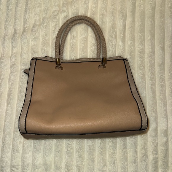 Guess Beige Handbag with Tassel Accents - Picture 5 of 8